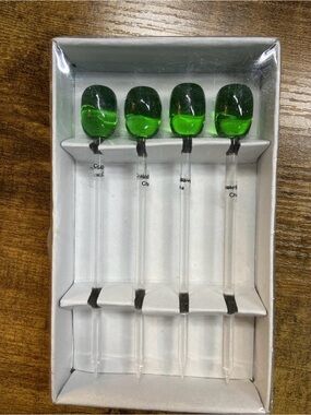 Vintage Crate Barrel Dining Olive Picks Set of 4